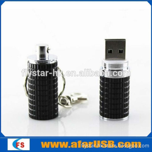 Metal cylinder USB flash drive 8gb, 8gb cylinder usb stick memory